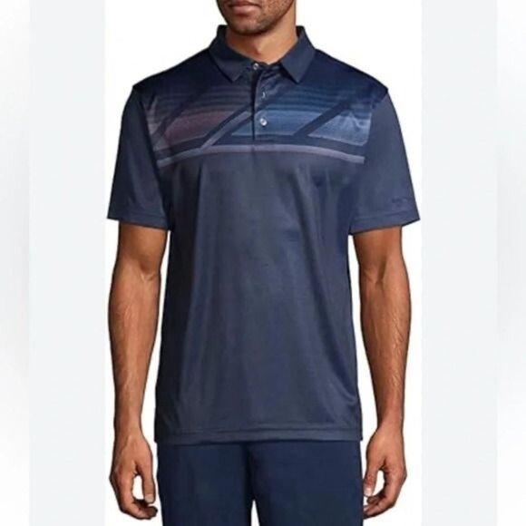 Ben Hogan Performance Navy Mens Polo Shirt S Short Sleeve - Picture 3 of 6